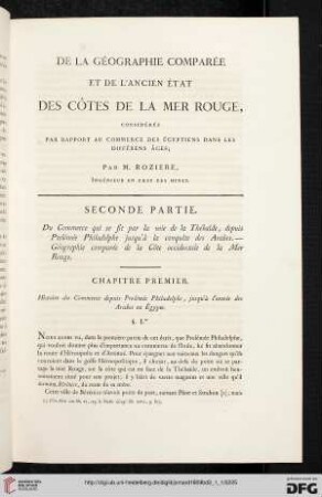 Séconde partie
