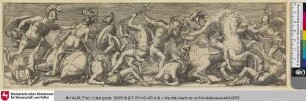 [Der erste Kampf der römischen Kavallerie gegen Soldaten zu Fuß; Le premier combat de cavaliers romains, contre des soldats à pieds]