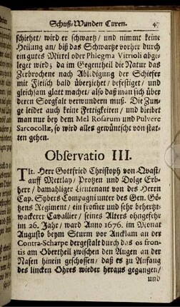 Observatio III.