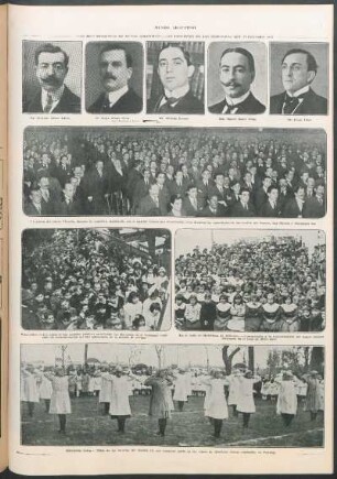 "Las diez preguntas de Mundo Argentino". - Los firmantes de las respuestas que publicamos hoy [Fotografías]