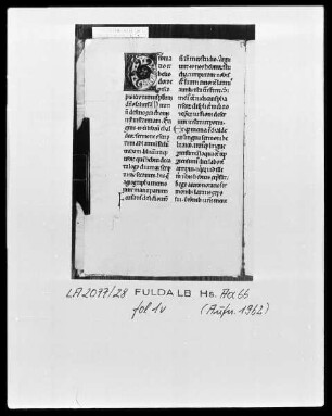 Glossa ordinaria in libros Tobias, Judith, Esther — Initiale C, Folio 1verso