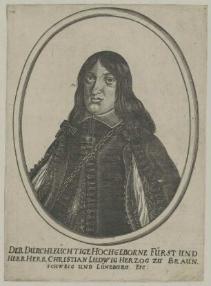 Bildnis des Christian Ludwig Herzog zu Braunschweig und Lüneburg