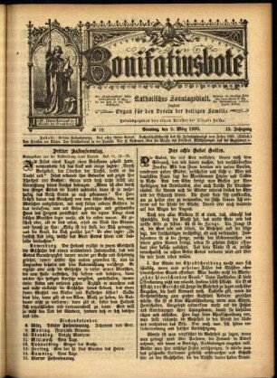 Ausgabe vom Sonntag, den 08. März 1896.