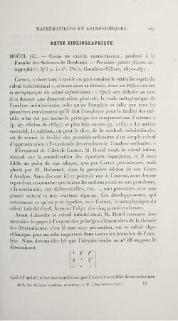 Revue Bibliographique.