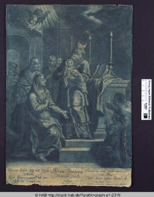 Maria Reinigung. Mariae purificatio
