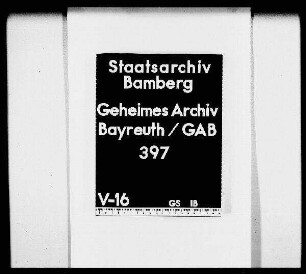Differenzen zwischen Brandenburg-Kulmbach und Brandenburg-Ansbach. um die Präzedenz Bd. 4