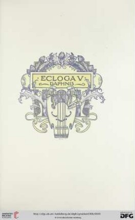 Ecloga V: Daphnis