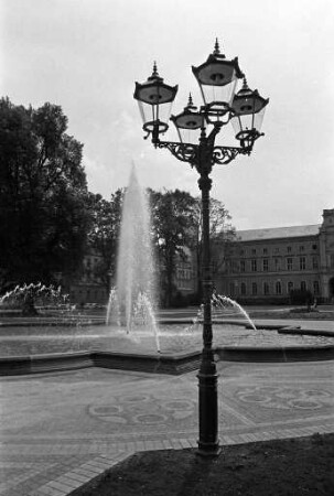 Spende von Schinkel-Leuchten für den Friedrichsplatz durch Geschäftsanlieger am Friedrichsplatz