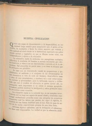 Nuestra civilización