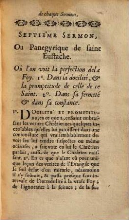 Recueil de sermons choisis, tant de panegyriques, que de morales, 1