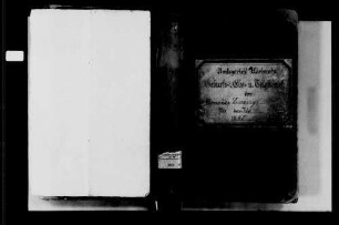 Karlsruhe, evangelische Gemeinde: Standesbuch 1865