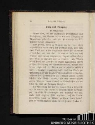 Dung und Düngung.