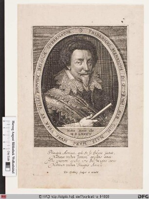 Bildnis Friedrich Heinrich, Prinz von Oranien, Graf von Nassau-Dillenburg
