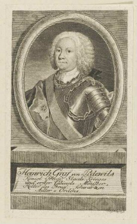 Bildnis des Heinrich Graf von Podewils