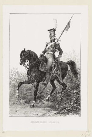 Chevau-léger polonais, Blatt 70 der Folge "Kaiser und die kaiserliche Garde"