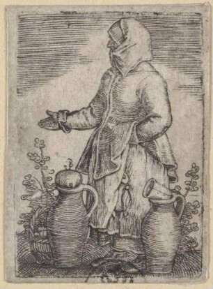 Bäuerin mit Krügen