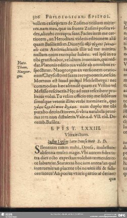 Epist. LXXIII. Ultraiectum. Iustus Lipsius Iano Dousaemeo S.D.