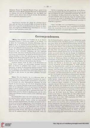 Correspondenzen
