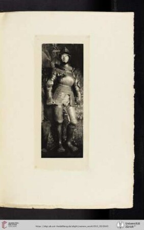 [Frank Eugene, VII. Man in Armor, photogravure from the original negative]