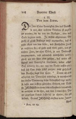 §. III. Von dem Zorne.