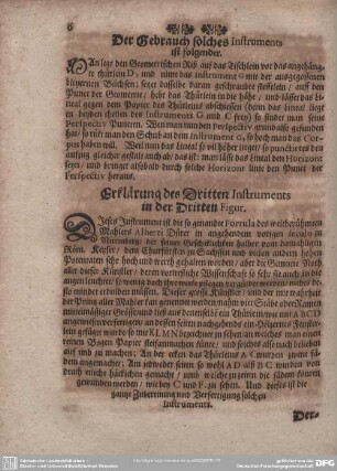 Erklärung des Dritten Instruments in der Dritten Figur.