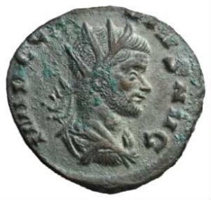 Münze, Antoninian, 268 - 270 n. Chr.