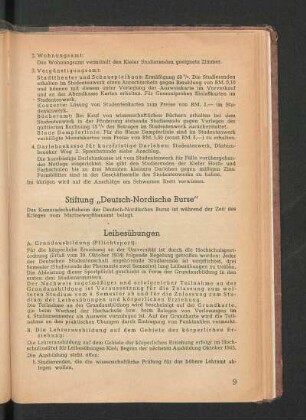 Stiftung "Deutsch-Nordische Burse"