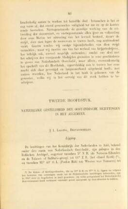 Tweede hoofdstuk. Natuurlijke gesteldheid der Oost-Indische bezittingen in het algemeen