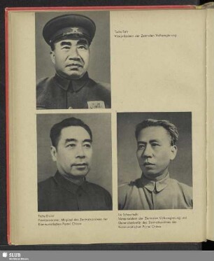 Tschu Teh - Tschu En-lai - Liu Schao-tschi