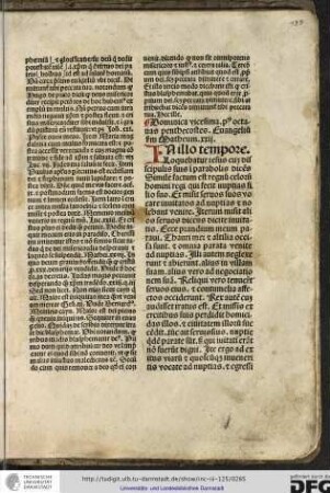 Dominica vicesima post octavas penthecostes, evangelium secundum Matheum xxii.