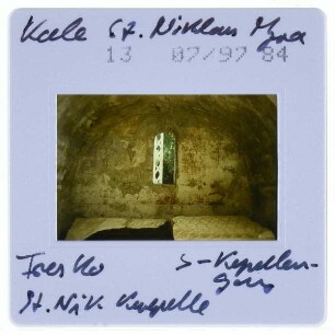 Demre, Myra (antike Stadt),Demre, Myra, St. Nikolaus-Kirche : Fresko, südlicher Kapellengang