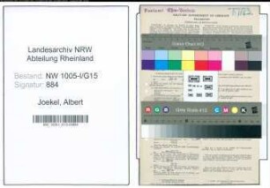 Entnazifizierung Albert Joekel , geb. 22.05.1920 (Postbeamter)
