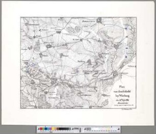 Plan von dem Gefecht bey Warburg den 31ten Julÿ 1760