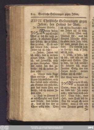 XXVII. Christliche Gesinnungen gegen Jesum, den Heiland der Welt.