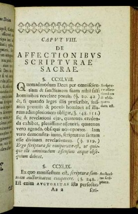 §. CCXLVIII. - §. CCLXIV.