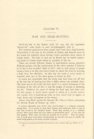 Chapter VI. War and head-hunting