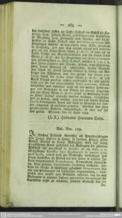 Anl. Nro. 119.