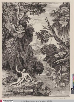 [St. Jerome; Landschaft mit dem Heiligen Hieronymus]
