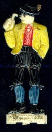 WHW-Abzeichen, Trachtenfiguren: Pongau, Straßensammlung im Gau 28 Salzburg von Januar 1940