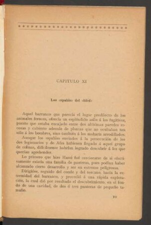 Capítulo XI - Los "spahis" del "bled"