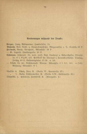 Änderungen während des Drucks