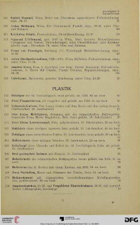 Plastik (Nr. 157-171)