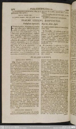 Psalmi LXXXVI. Dispositio. Confusionis deprecatio. Rege me, Deus, signo