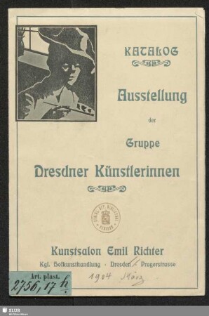 Katalog : Ausstellung der Gruppe Dresdner Künstlerinnen : Katalog