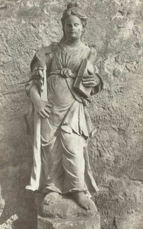 Allegorische Figur von einem Grabmal des Johannisfriedhofs