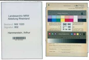 Entnazifizierung Arthur Hammerstein , geb. 29.08.1896 (Gastwirt)