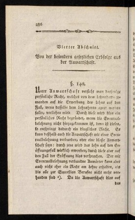 286-292, Vierter Abschnitt.