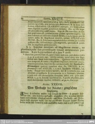Artic. XXXVIII. Von Verdacht der Räuber, gnugsahme Anzeigung