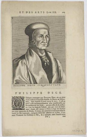 Bildnis des Philippe Dece