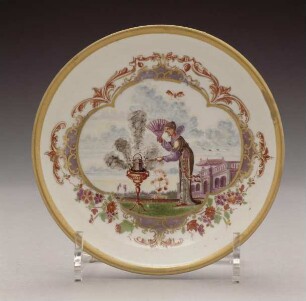 Unterschale mit Chinoiserie